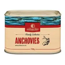 ANCHOVIES 720 G (12) SANDHURST
